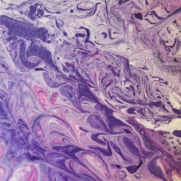 Original Acrylic Silicone 12x12 Painting - Picture 4 of 8